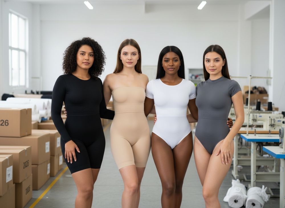 Fabricante OEM Bodysuits Modeladores Negros México