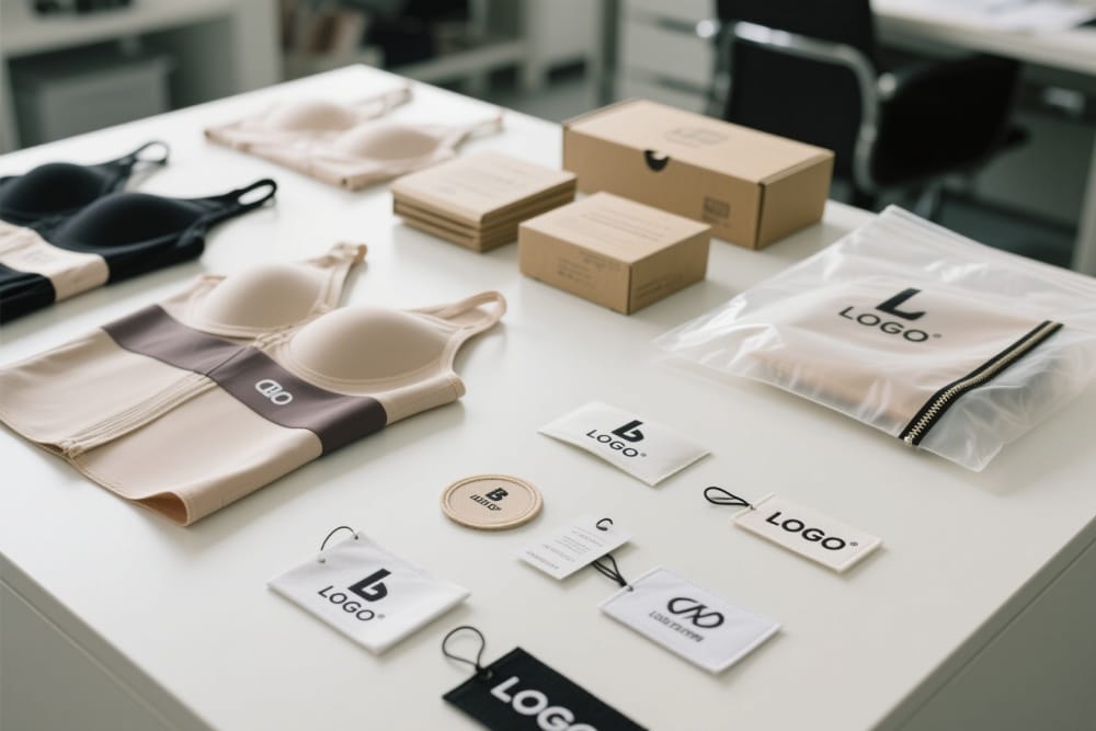 Opciones de material, branding y empaque para una prenda moldeadora de marca privada